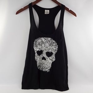 PINK Victoria's Secret Tops - Victoria secret pink black skull tank PINK Victoria's Secret Tops - Victoria secret pink black skull tank
